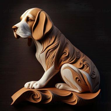 3D модель Собака Бігль (STL)
